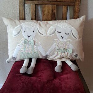 Isaac Mizrahi, Adorable Decorative Lamb Pillow, 14 x 24